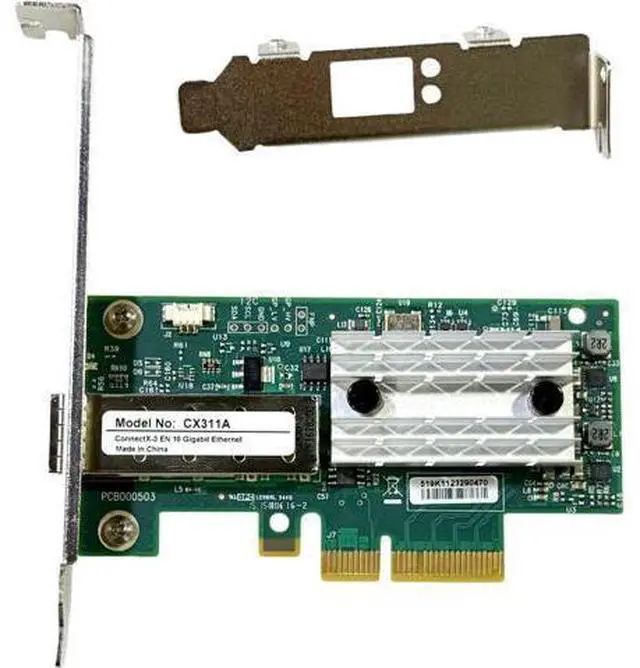 Main image of MCX311A-XCAT ConnectX-3EN 10 Gigabit PCI Express x4 SFP+ Ethernet Network Mellanox Adapter