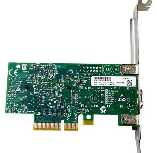 Alt view image 2 of 5 - MCX311A-XCAT ConnectX-3EN 10 Gigabit PCI Express x4 SFP+ Ethernet Network Mellanox Adapter