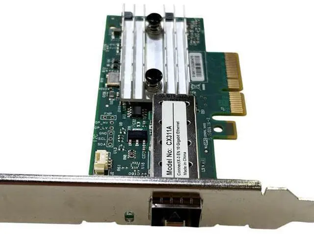 Alt view image 5 of 5 - MCX311A-XCAT ConnectX-3EN 10 Gigabit PCI Express x4 SFP+ Ethernet Network Mellanox Adapter