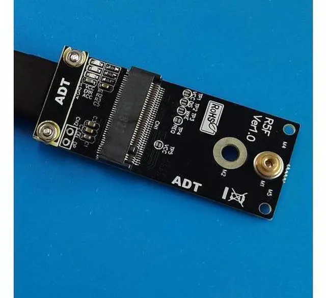 Main image of ADT-Link PCI-E x8 Edge to M.2 Key A.E. WiFi Connector Extension Cable M.2 WiFi Card to PCIe x8 Slot Extension Cable (50cm, R85SF)