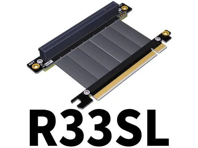 Alt view image 2 of 6 - Full Speed 3.0 PCIE X16 Riser Cable Graphics Card Extension Cable PCI Express Riser Extender for GPU 15/30/40/50cm (50cm, R33SL)