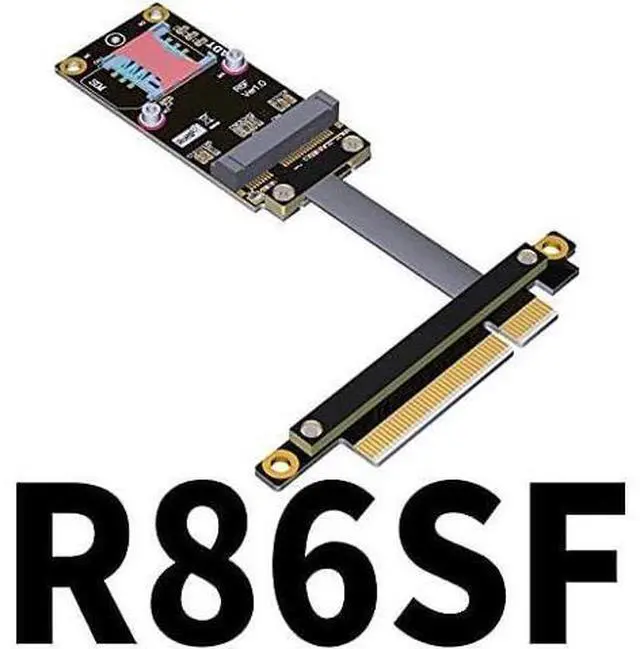 Main image of ADT-Link PCI Express 3.0 x8 to Mini-PCIe Extension Cable for minicard to PCIe x8 Slot Gen3 (50cm, R86SF)