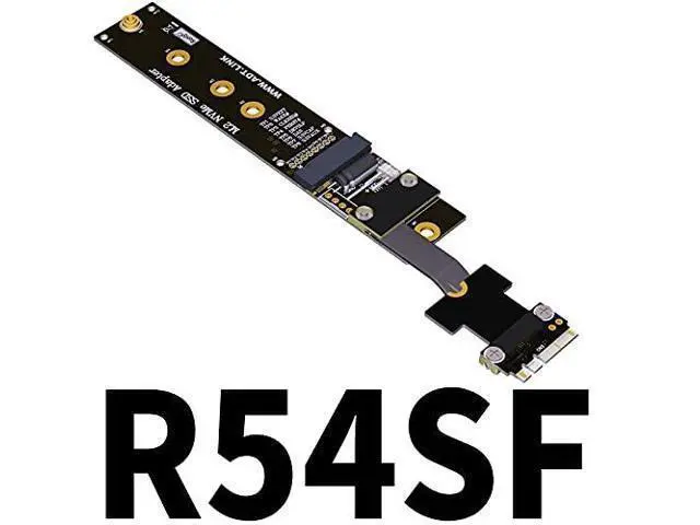 Alt view image 2 of 4 - M.2 Key M NVMe SSD to M.2 Key A.E. WiFi Connector Extension Cable (25cm, R54SF(Gen3))