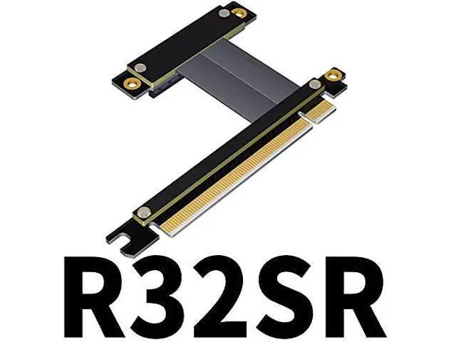 Alt view image 3 of 3 - PCI Express 3.0 x16 to x4 Extension Cable 90 180 270 Degree (50cm, R32SL)