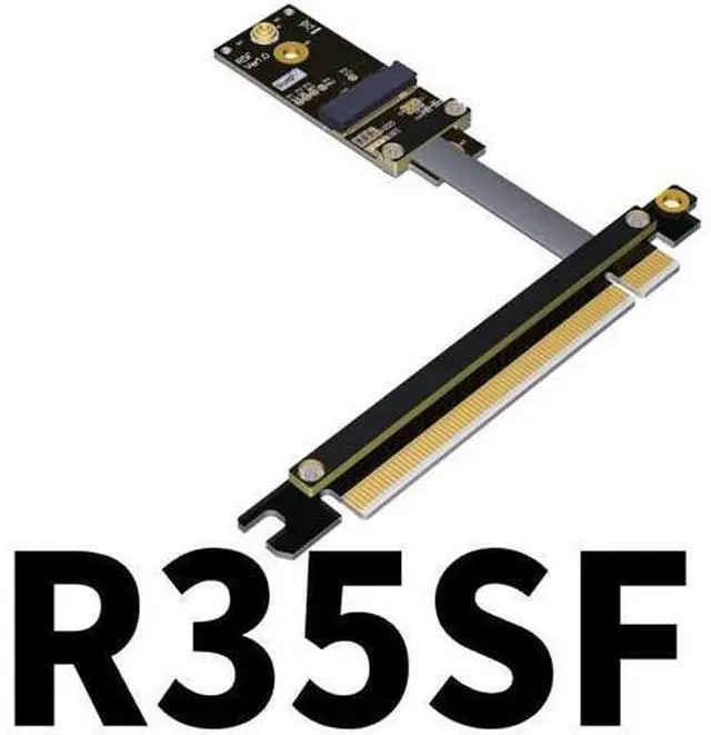 Main image of PCIe x16 Edge to M.2 WiFi Slot Adapter Cable for M.2 WiFi Key A.E. Extension (50cm, R35SF)