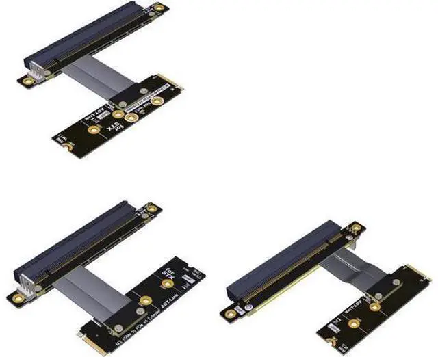 Main image of ADT-Link M.2 NVMe to PCI-Express x16 Cable M2 NGFF NVMe Converter to PCIE X16 Graphics Card Built-in Adapter M.2 Mkey Extension Card Pci-e 16x Flexible Flat Cable (50cm, R43NL)