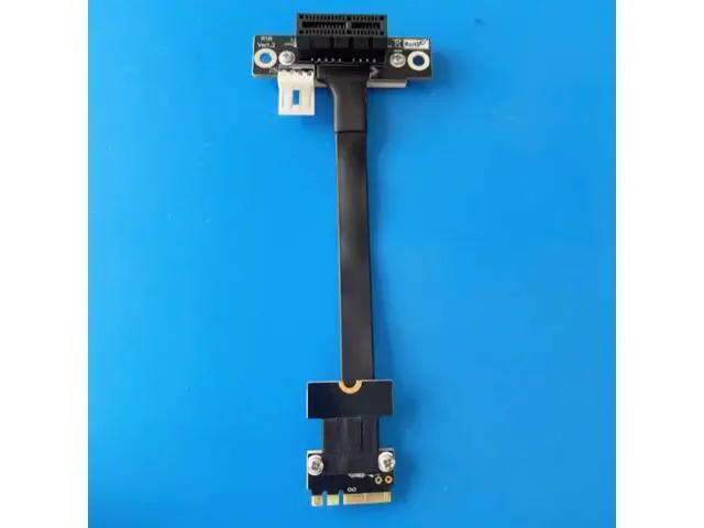 Alt view image 5 of 5 - M.2 Key A.E. to PCIe x1 Extension Cable for PCIe x1 Audio Card, Wireless LAN Card to M.2 A.E Extender (50cm, R51SR)