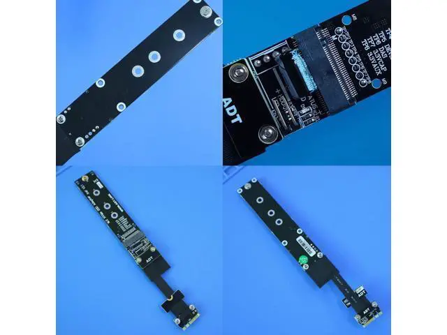 Alt view image 3 of 4 - M.2 Key M NVMe SSD to M.2 Key A.E. WiFi Connector Extension Cable (25cm, R54SF(Gen3))