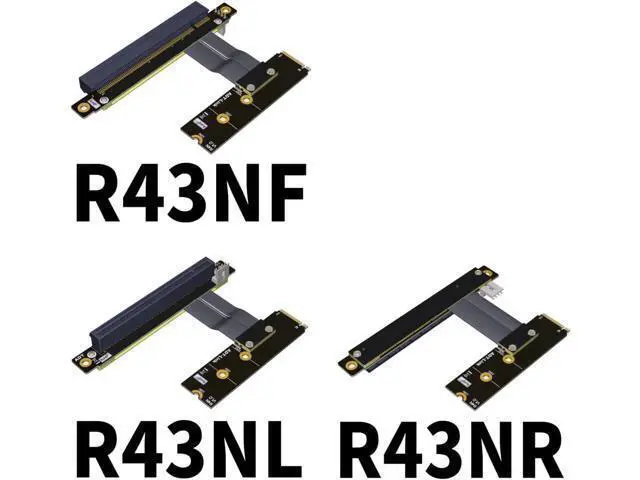 Alt view image 3 of 6 - ADT-Link M.2 NVMe to PCI-Express x16 Cable M2 NGFF NVMe Converter to PCIE X16 Graphics Card Built-in Adapter M.2 Mkey Extension Card Pci-e 16x Flexible Flat Cable (50cm, R43NL)