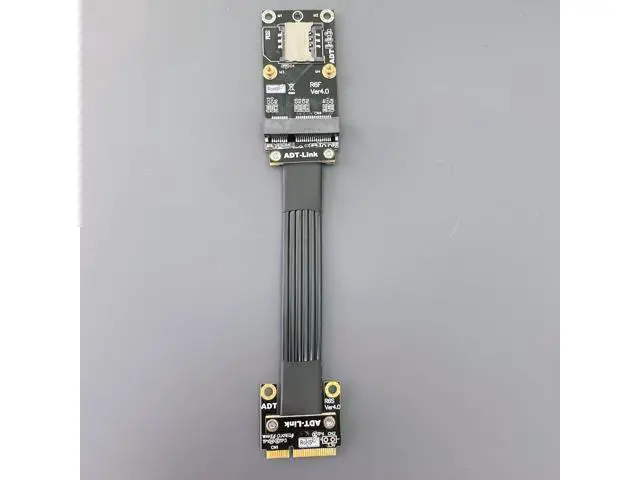Alt view image 4 of 4 - ADT-Link Mini-PCI-E (minicard) Extension Cables for MPCIe (mini PCI-E) Extension (20cm, R66SF)