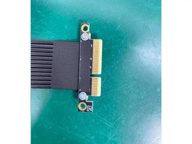 Alt view image 3 of 3 - ADT-Link PCI Express 3.0/4.0 x4 to U.2 (SFF-8639) Splint Vertical Extension Cable SSD U2 PCIe 4X Riser Card Line (50cm, R27SL 4.0)