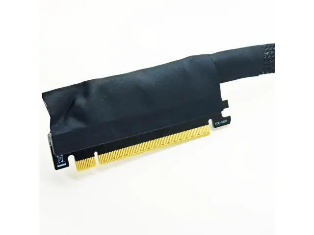 Alt view image 2 of 4 - 30cm U-Shape PCI-e 4.0 X16 Riser Cable for PCIe GeForce RTX30/40 GPU Card