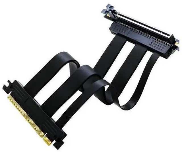 Main image of 20cm PCI-e 5.0 X16 Riser Cable,PCIe Extension Card | 90Degree Angled,Support GeForce RTX 40/RTX 50 Series AMD Radeon RX7000/RX9000 Series GPU Card