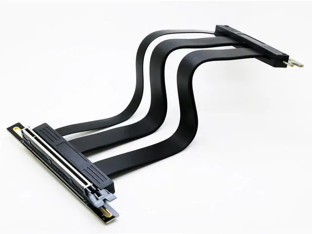 Alt view image 4 of 7 - 20cm PCI-e 5.0 X16 Riser Cable,PCIe Extension Card | 90Degree Angled,Support GeForce RTX 40/RTX 50 Series AMD Radeon RX7000/RX9000 Series GPU Card