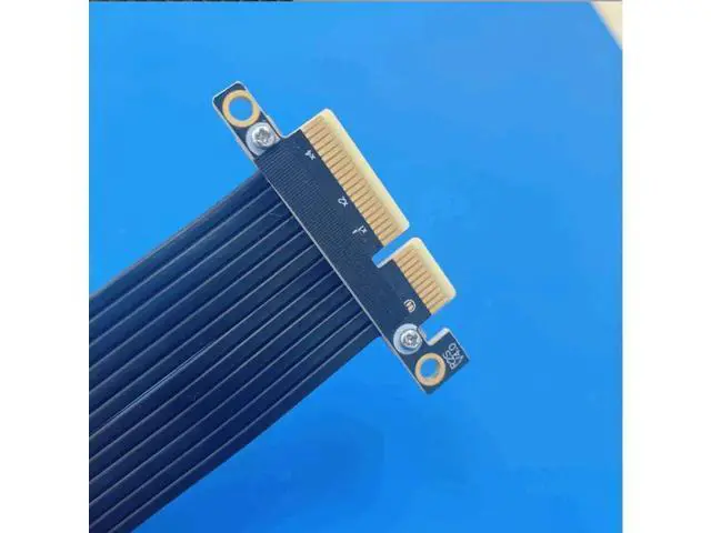 Alt view image 3 of 4 - PCI Express 4.0 x4 Extension Riser Cable 90 180 Degree (40cm, R22SF 4.0)