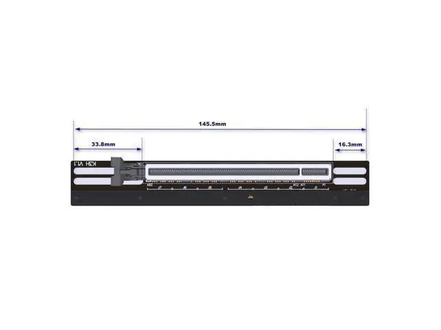 Alt view image 4 of 6 - PCIe 4.0/3.0 x8 to PCIE x16 Graphics Card Riser Adapter 16x PCI-e PCI-Express 90 180 Degree (10cm, K83SH-SI 4.0)