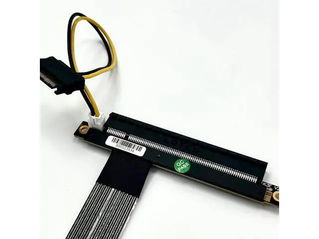 Alt view image 3 of 6 - ADT-Link PCIe 5.0 M.2 NGFF NVMe Key M Flat Extender Cable to PCIE x16 Graphics Card Riser Adapter 16x PCI-e PCI-Express for M2 2230 2242 2260 2280 (K43SF-BK, 25cm)