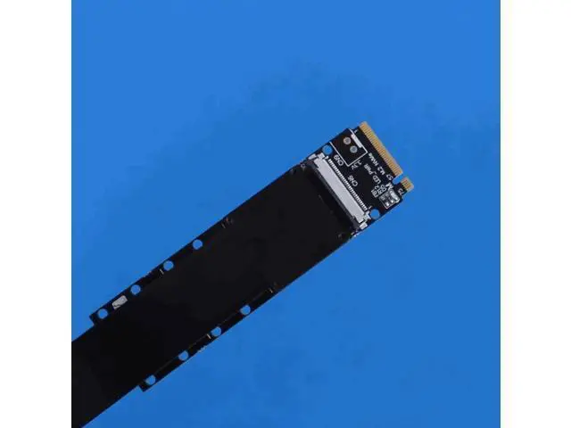 Alt view image 4 of 7 - PCIe 5.0 M.2 NVMe to PCIe x16 FFC Flexible Cable Gen5 x4 (128Gbps) for Graphics Cards and Ultra SSDs (F43SP-TL-25cm)