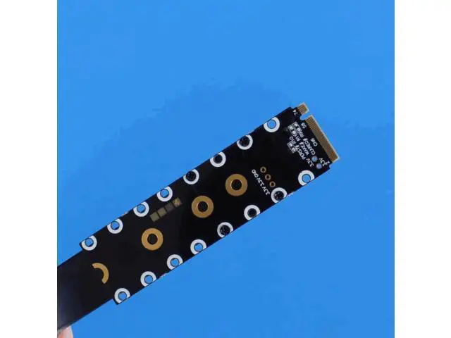 Alt view image 4 of 5 - PCIe 5.0 M.2 NVMe to PCIe x16 FFC Flexible Cable Gen5 x4 (128Gbps) for Graphics Cards and Ultra SSDs\u2026 (F43SC-50cm)