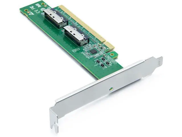 Alt view image 6 of 7 - 2xMCIO(74pin) 8i to PCIe X16 Adapter, Gen5 PCIe5.0