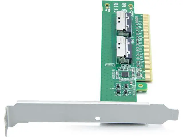 Alt view image 7 of 7 - 2xMCIO(74pin) 8i to PCIe X16 Adapter, Gen5 PCIe5.0