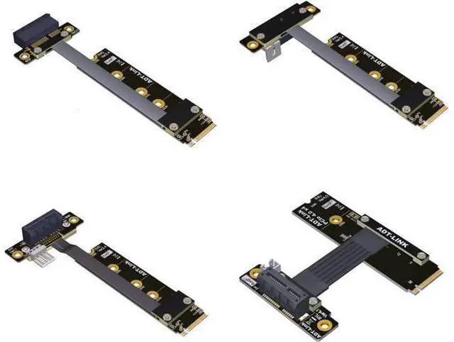 Main image of ADT-Link M.2 NVMe to PCI Express x1 Extension Cable 1x 3.0 to M.2 NGFF NVMe Key M Riser Adapter Card Extension Ribbon Cable M2 Key-M (50cm, R41SL(Gen3))