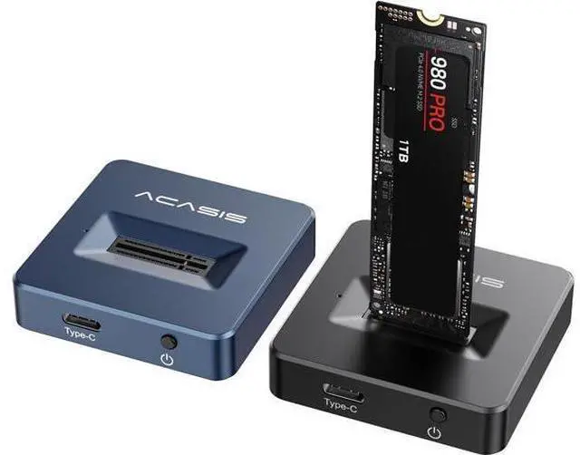 Main image of NVME SSD Reader Adapter, Aluminium Alloy Housing Fast Heat Dissipation, NVME to USB Docking Station, M.2 SSD to USB Adapter 10Gbps, Support M.2 (M Key) NVMe SSD and (B+M Key) SATA-Based SSD