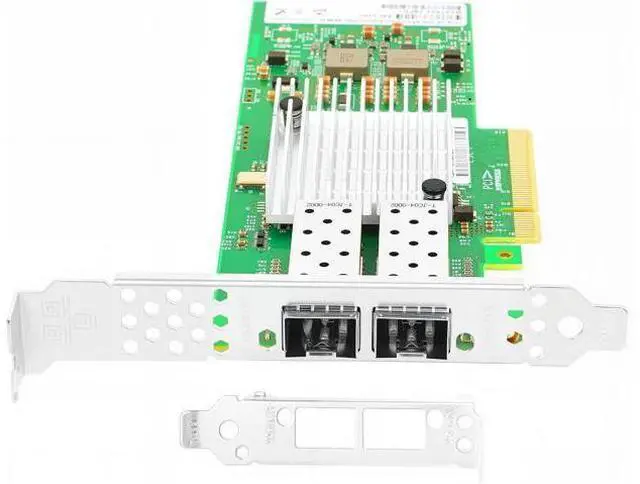 Alt view image 2 of 6 - 10GbE NIC Card for Mellanox MCX312B-XCCT, PCIe 3.0 x8 10Gb Ethernet NIC with Mellanox ConnectX-3 Chipset, Dual SFP+ Network Card