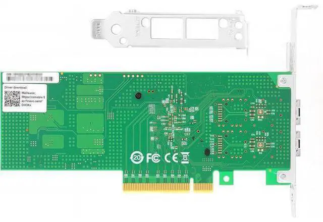 Alt view image 4 of 6 - 10GbE NIC Card for Mellanox MCX312B-XCCT, PCIe 3.0 x8 10Gb Ethernet NIC with Mellanox ConnectX-3 Chipset, Dual SFP+ Network Card