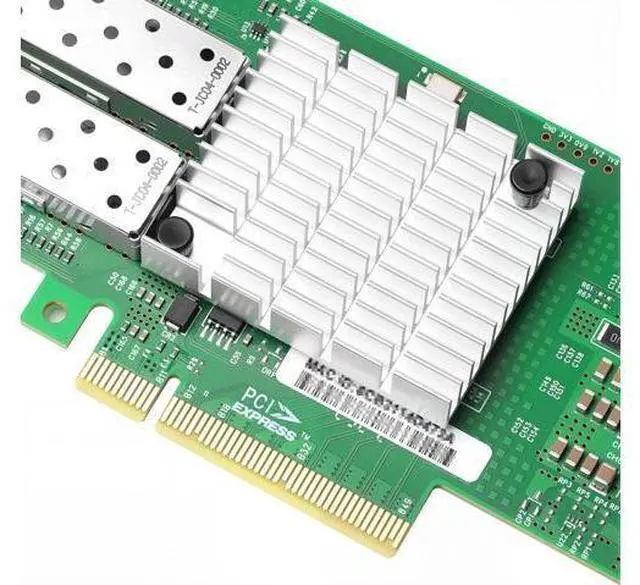 Alt view image 6 of 6 - 10GbE NIC Card for Mellanox MCX312B-XCCT, PCIe 3.0 x8 10Gb Ethernet NIC with Mellanox ConnectX-3 Chipset, Dual SFP+ Network Card