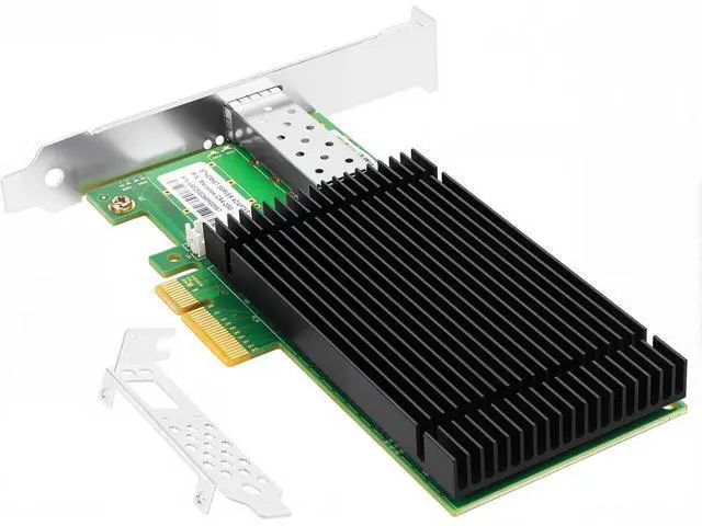 Alt view image 5 of 6 - 25GbE NIC Card for Mellanox MCX4111A-SFP28-X4, PCIe 3.0 x4 25Gb Ethernet NIC with Mellanox ConnectX-4 Lx Chipset, Single SFP28 Network Card Support RDMA