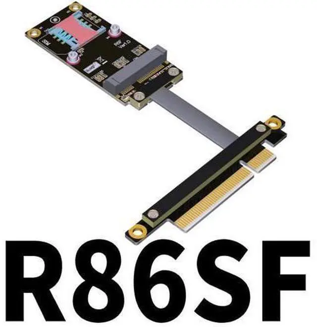 Main image of PCIe x8 to mPCIe Adapter Extension Cable. (40cm, R86SF)