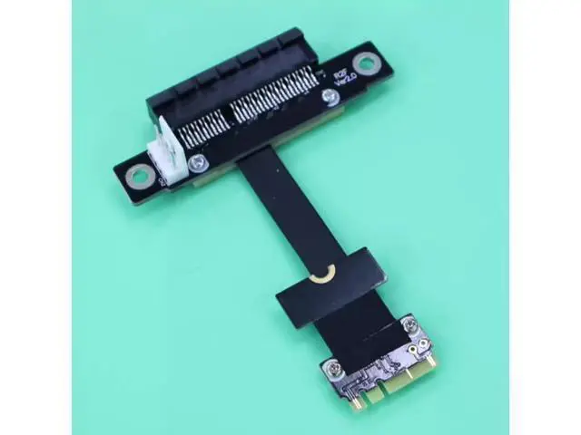 Alt view image 5 of 5 - ADT-Link M.2 Key A.E. to PCIe x4 Extension Cable for PCIe x4 RAID Card, NVMe SSD, LAN Card Capture Card to M.2 A.E Extender (30cm, R52SF)