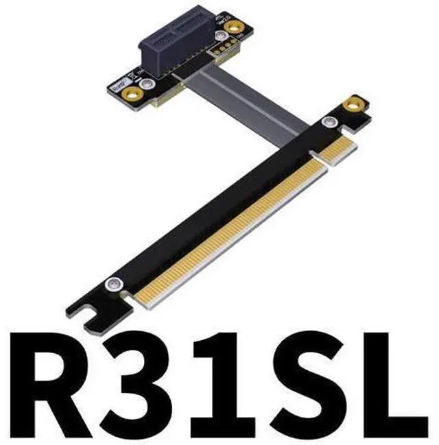 Alt view image 2 of 3 - PCI Express 3.0 x16 to x1 Extension Cable 90 180 270 Degree (60cm, R31SF)