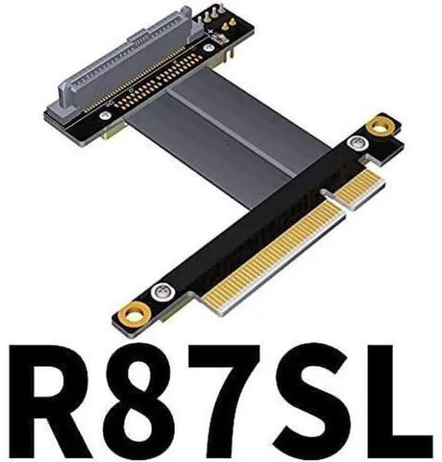 Main image of ADT-Link PCI-E x8 Edge to U.2 90 180 Degree Connector Extension Cable Gen3 (20cm, R87SF)
