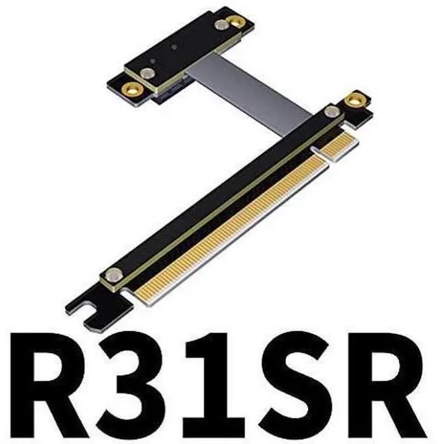 Alt view image 3 of 3 - PCI Express 3.0 x16 to x1 Extension Cable 90 180 270 Degree (60cm, R31SF)