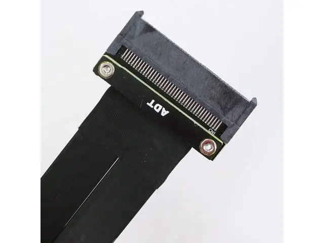Alt view image 3 of 3 - ADT-Link PCI-E x8 Edge to U.2 90 180 Degree Connector Extension Cable Gen3 (20cm, R87SF)