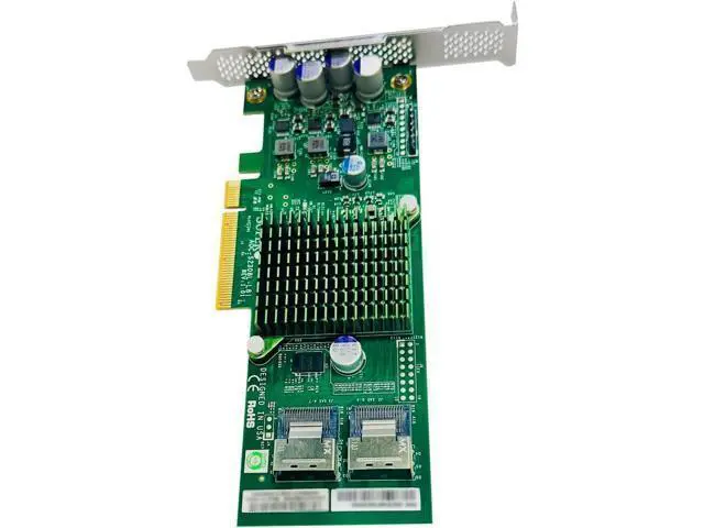 Alt view image 4 of 4 - SAS HBA Card Compatible with LSI 9207-8i IT Mode PCIe SATA Expansion Card, 8-Port 6Gbps PCIe 3.0, Expander Support, HBA Controller with 2X SFF-8087 to 4X 8482 SAS Cables for TrueNAS unRAID NAS
