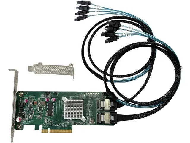 Alt view image 2 of 6 - 9211-8I 6Gbps SAS HBA FW:P20 LSI 9211-8i IT Mode ZFS FreeNAS unRAID Controller Card 2* SFF-8087 SATA