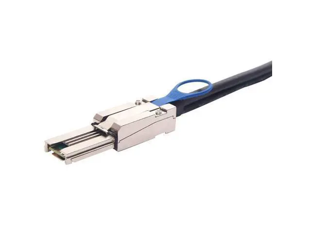 Alt view image 3 of 4 - SFF-8088 to SFF-8088 External Mini SAS HD Cable, 3G/6Gbps SAS2.0 26Pin Hybrid Cable Attached SCSI for Raid, DAS, and Servers, 100-Ohm, 5-m(16.4ft)