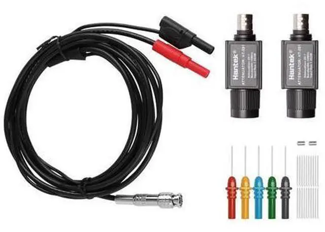 Main image of Hantek Oscilloscope Accessory Set 20:1 Attenuator with Auto Test Leads and Acupuncture Probe for Automobile Measurement(201x 2+30A+307)