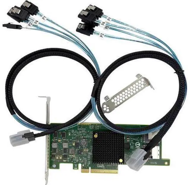 Main image of LSI SAS2308 9207-8i HBA Card 6Gbs SAS SATA PCI-E 3.0 HBA LSI FW:P20 IT Mode Expander Card ZFS FreeNAS unRAID+ 2 * SFF-8087-4* SATA Cable