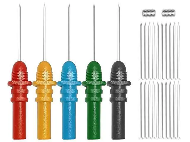 Alt view image 5 of 5 - Hantek Oscilloscope Accessory Set 20:1 Attenuator with Auto Test Leads and Acupuncture Probe for Automobile Measurement(201x 2+30A+307)