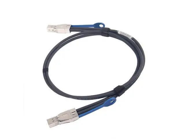 Alt view image 3 of 6 - 12G Mini SAS HD SFF-8644 to SFF-8644 Cable for NVMe Enclosure/Storage Array, SAN & JBOD Compatibility, 100-Ohm, 2-m(6.6ft), 2-Pack