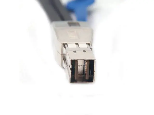 Alt view image 5 of 6 - 12G Mini SAS HD SFF-8644 to SFF-8644 Cable for NVMe Enclosure/Storage Array, SAN & JBOD Compatibility, 100-Ohm, 2-m(6.6ft), 2-Pack