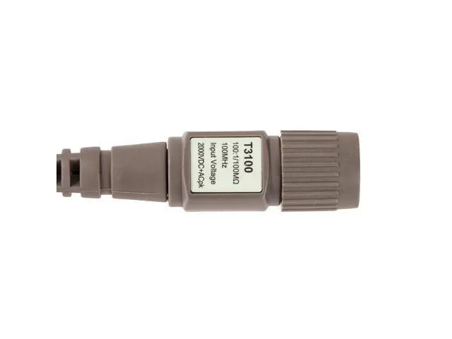 Alt view image 2 of 4 - T3100 High Voltage Probe 100MHz DC Bandwidth 1:100 Attenuation Probe Peak AC Max Working Input Voltage Works with Oscilloscope