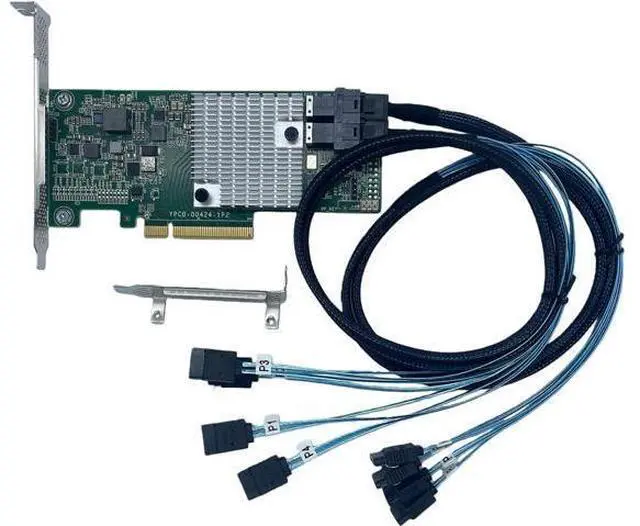 Main image of SAS 9300-8i LSI SAS3008 8-Port 12Gb PCIe IT Mode ZFS FreeNAS unRAID RAID Expander+2*SFF-8643 SATA Cable