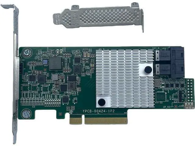 Alt view image 3 of 6 - SAS 9300-8i LSI SAS3008 8-Port 12Gb PCIe IT Mode ZFS FreeNAS unRAID RAID Expander+2*SFF-8643 SATA Cable