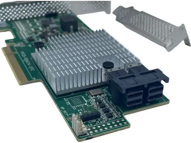 Alt view image 5 of 6 - SAS 9300-8i LSI SAS3008 8-Port 12Gb PCIe IT Mode ZFS FreeNAS unRAID RAID Expander+2*SFF-8643 SATA Cable
