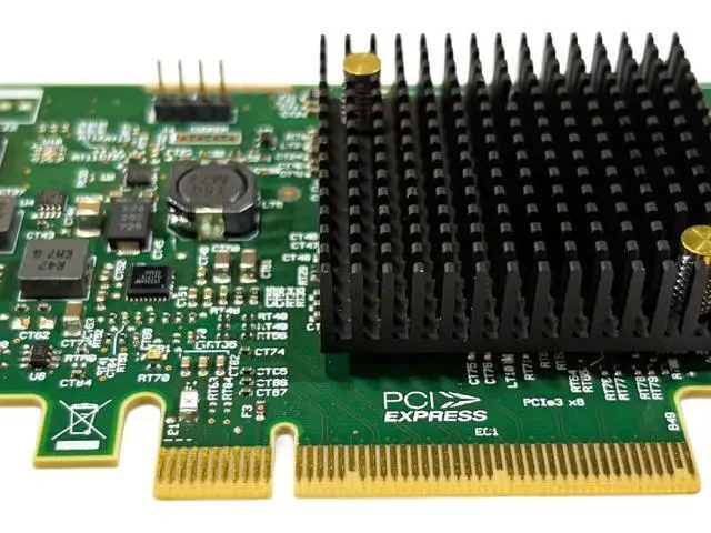 Alt view image 4 of 5 - SAS HBA Card Compatible with LSI 9207-8i IT Mode PCIe SATA Expansion Card, SAS Expander Support, 8-Port 6Gbps PCIe 3.0 x8, HBA Controller with 2 SFF-8087 to 4× SATA Cables,ZFS TrueNAS unRAID NAS